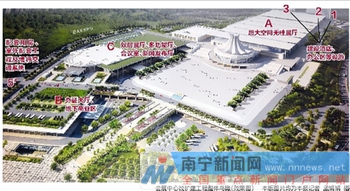 会展中心改扩建场馆装修收尾 B、C块场馆８月启用