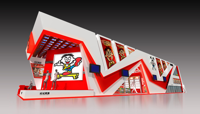 大型展台设计应考量制作搭建的可行性(图1)