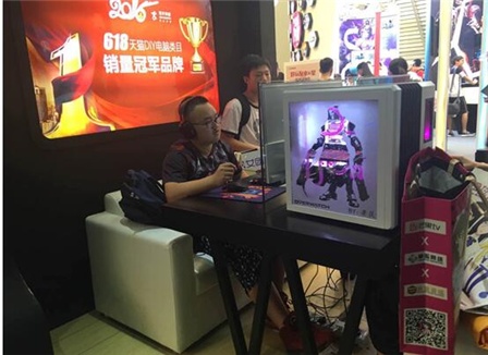 2016ChinaJoy展览会京天华盛参展现场火爆直播